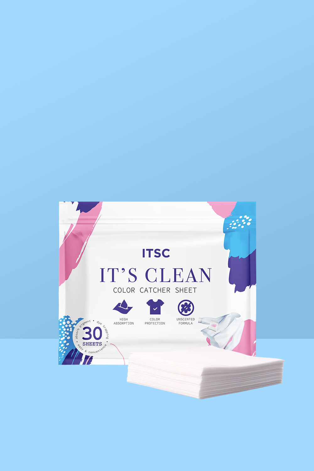 IT'S CLEAN Color Catcher Sheet 30s